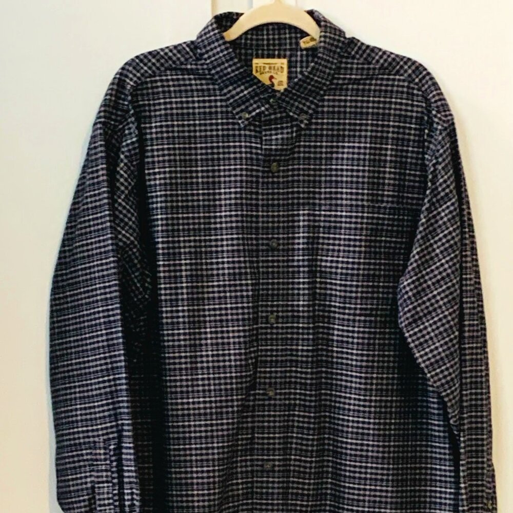 Mens Redhead Wrinkle Free XL Long Sleeve